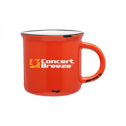 Promotional Ventura Distressed 16 oz Mug - Orange