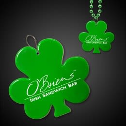 Shamrock Medallion with 7 mm Bead Chain