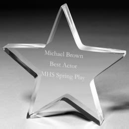 Freestanding Star Acrylic Award