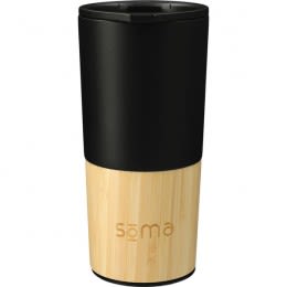 Custom Engraved Tumblers | 16 oz WellyⓇ Voyager Copper Vacuum Tumbler | Personalized Laser Engraved Tumblers - Black