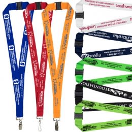 Custom Imprinted 1" Silkscreen Lanyard