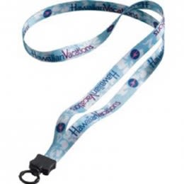 1/2 in. Multicolor Lanyard with O-ring Promotional Custom