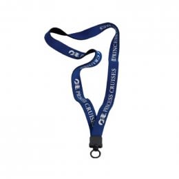 3/4 in. Neoprene Lanyard with Standard O-ring Promotional Custom Imprinted Logo