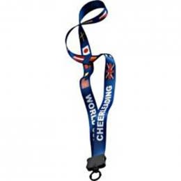 3/4 in. Dye-Sublimated Multicolor Lanyard with O-ring