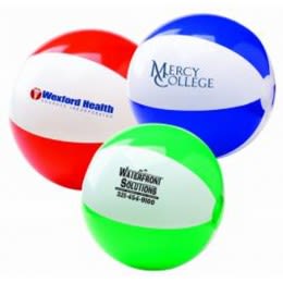 Promotional 6” Two-Tone Beach Balls - Best Summer Trade Show Giveaways