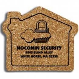 House - King Size Cork Coaster Promotional Custom Imprinted With Logo House - King Size Cork Coaster Promotional Custom Imprinted With Logo