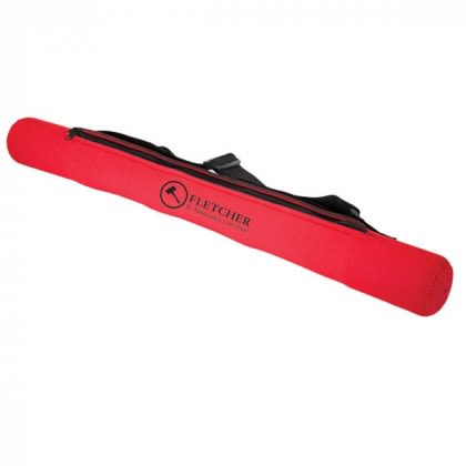 Custom Logo Six Can Promotional Neoprene Cooler Tubes - Red