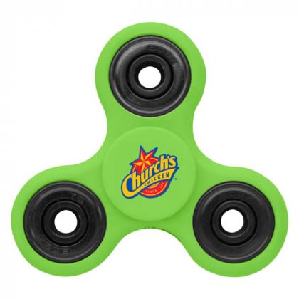 Lime Green Promotional Fidget Spinners | Branded Fidget Toys in Bulk
