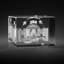 3D Logo Small Crystal Brick Custom