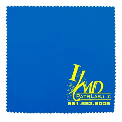 Branded Microfiber Cleaning Cloths for Glasses | Best Microfiber Lens Cleaning Cloths - Blue