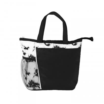 Printed Tie Dye Lunch Cooler - Black