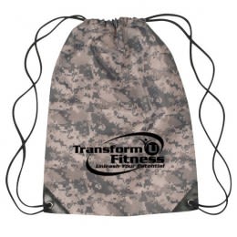 Camo-Patterned Promotional Lightweight Backpacks for Hiking