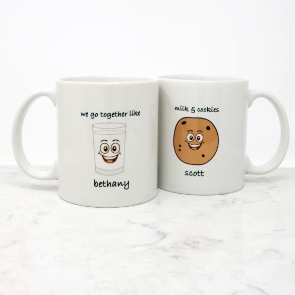 Best Friends Mug - We Go Together Like Milk and Cookie, Bestie Gift