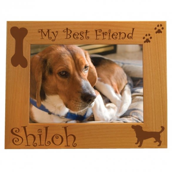 Man's Best Friend Personalized Dog Picture Frame - 5 x 7