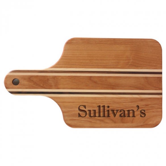 Personalized Deluxe Alder Cutting Board