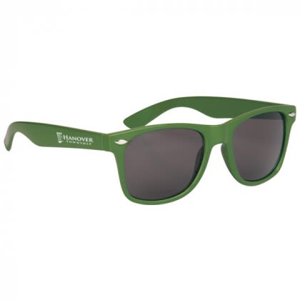 Custom Company Logo Sunglasses for Promotional Advertising - Kelly Green