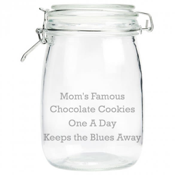 Engraved Message Treat Jar