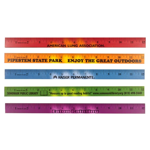 Personalized Wood 12 Inch Ruler with cm – Modern Touch Creations