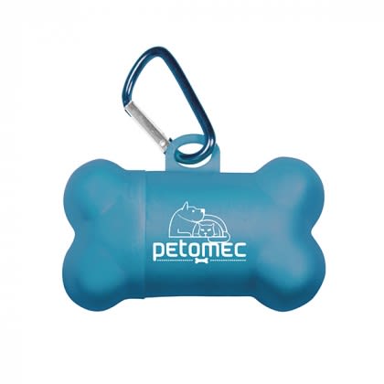 Imprinted Pet Bag Dispenser - Teal