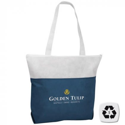 Poly Pro Two-Tone Zippered Tote