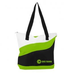 Wave Tote - Lime Green