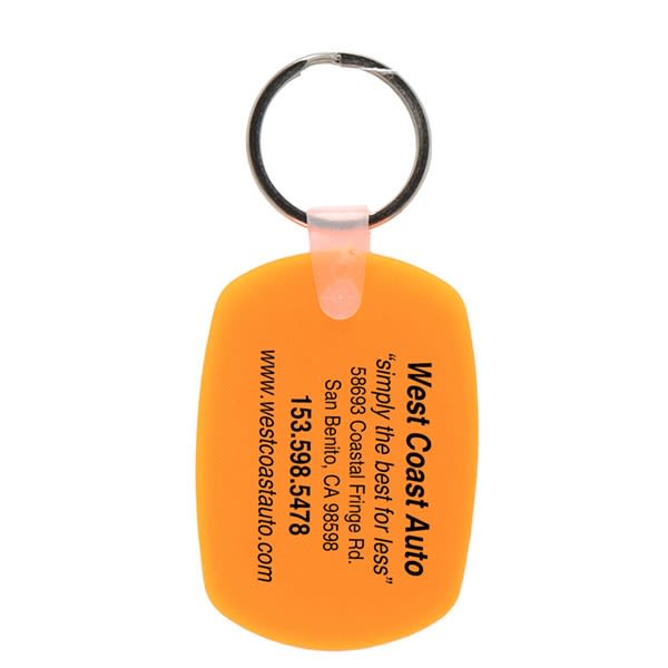 Oval Shaped Key Tag - Brilliant Promos - Be Brilliant!