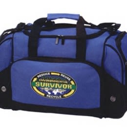 Designer Duffel, Large Promotional Custom Imprinted With Logo