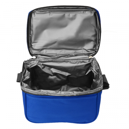 Imprinted Dual Compartment 6 Can Cooler - Bottom compartment