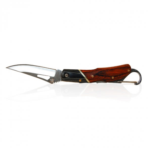 Rosewood Handle Engraved Pocket Knife