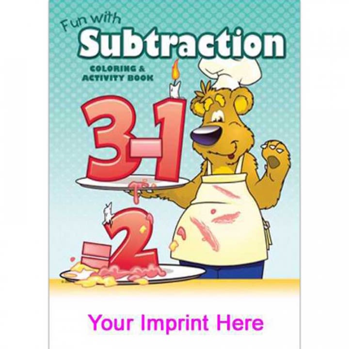 Promo Coloring Books Coloring & Activity Book | Fun With Subtraction | Promo Coloring Book