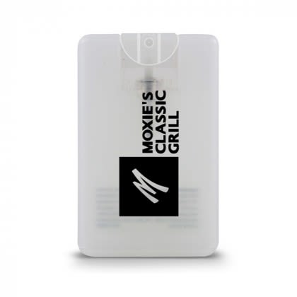 Wholesale Credit Card Style Antibacterial Hand Sanitizer Sprays - White