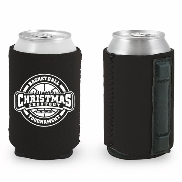 Hold My Beer Magnetic Can Coolie (Black) 