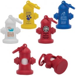 Fire Hydrant Pet Waste Bag Dispenser | Promotional Pet Waste Bag Containers