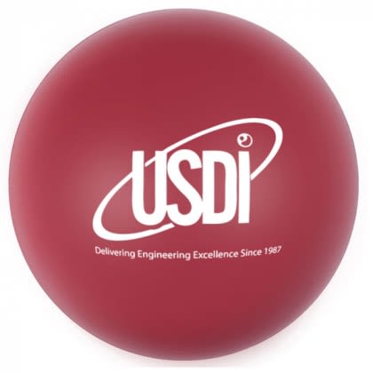 Burgundy Round Stress Ball