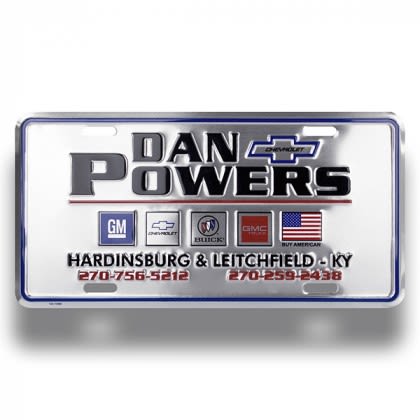 Promotional Aluminum License Plates | Wholesale Blank License Plates | Customized License Plates with No Set-Up Fee
