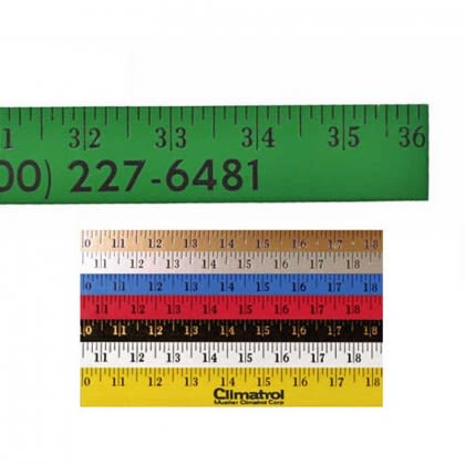 Enamel Finish Yardstick Promotional Custom Imprinted With Logo