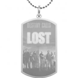 Promotional Photo Etched Dog Tag - Stainless Steel