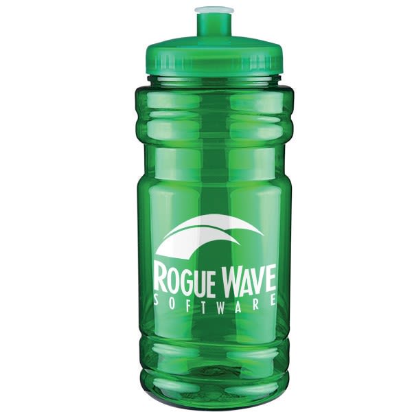 20 oz Water Bottles with Push Caps