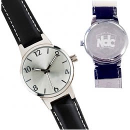 Engraved Women's Millennium Watch - Black Strap