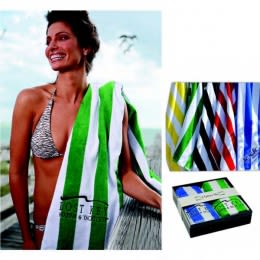 Cabana Beach Towel Promotional Custom Imprinted With Logo