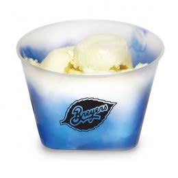 Mood Promotional Color Changing Bowls | Branded Food Bowls - Frosted/Blue