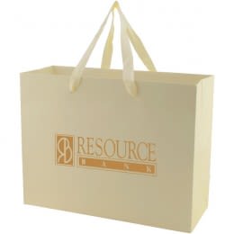 Medium Tinted Kraft Eurototes with Logo - Ivory