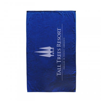 Promotional Riviera Beach Towel - Navy