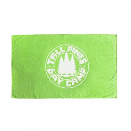 Promotional Riviera Beach Towel - Lime green