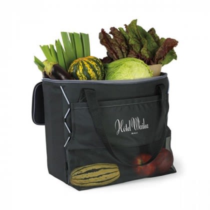 Black Maui Pacific Cooler Tote | Promotional Beach Cooler Bags