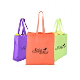 Promotional Heat Sealed Nonwoven Value Tote with Gusset