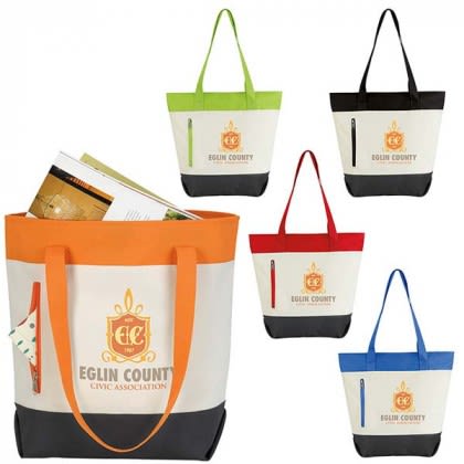 Color Zip Tote