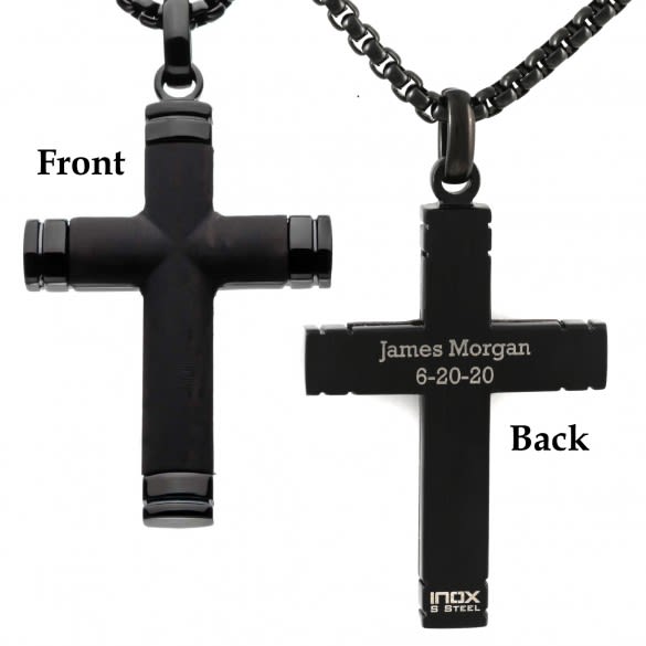 Wood Cross Pendant For Men | Wood Cross Necklace For Men