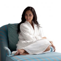 Classic Shawl Collar Terry Robe - 12 oz | Personalized Embroidered Bath Robes