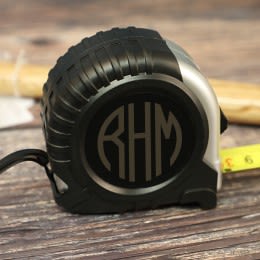 Monogrammed Pro Locking Tape Measure